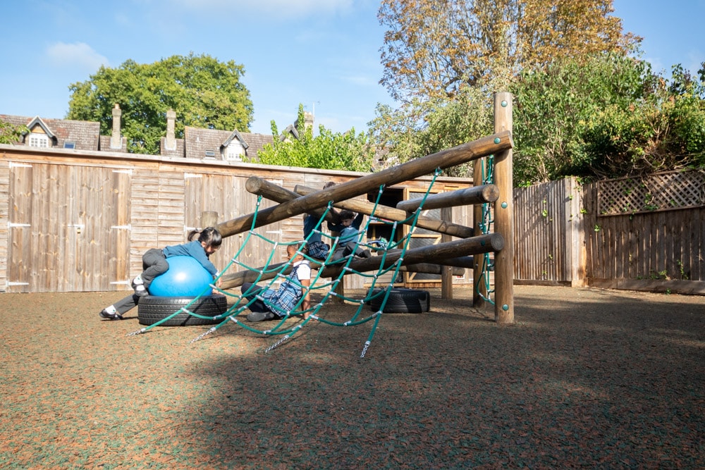 Clamber Stack School Playground Equipment In North Yorkshire