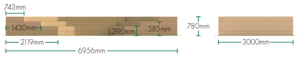 3 Tier 3 Sided Amphitheatre - Image 5