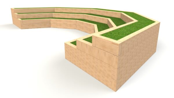 3 Tier 5 Sided Amphitheatre - Image 2