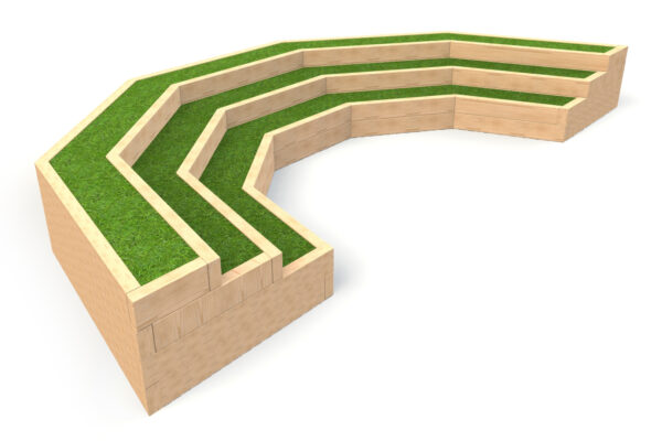 3 Tier 5 Sided Amphitheatre