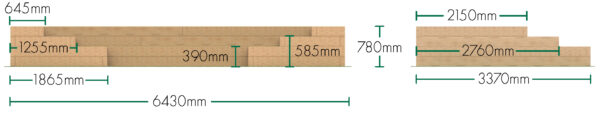 3 Tier Staggered Amphitheatre - Image 5