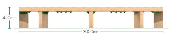 3m Octagonal Tree Seat - Image 4