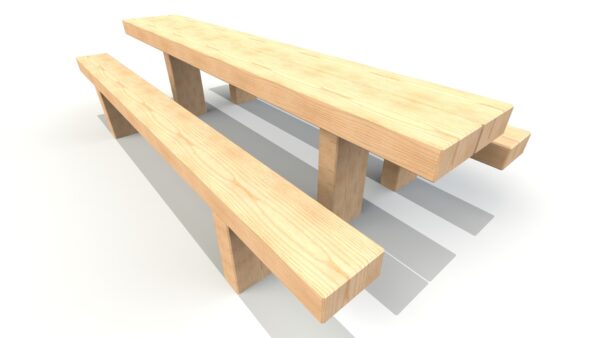 Bench and Table 2.4m - Image 3